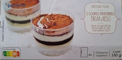 2 Coupes pâtissières Tiramisù