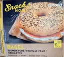 Bagel saumon fumé - fromage frais - ciboulette