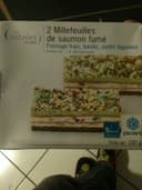 2 Millefeuilles De Saumon Fumé