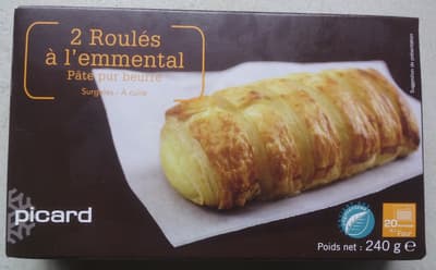 2 Roulés l'emmental Pâte pur beurre