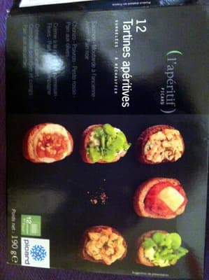 12 Tartines apéritives
