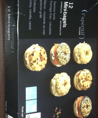 12 Mini-bagels - surgelés 185 g