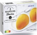 2 mangues glacées, sorbet mangue-passion