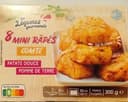 8 mini râpés comté patate douce pomme de terre
