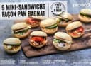 9 mini-sandwichs façon pan bagnat