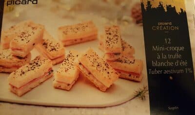 12 mini croque à la truffe