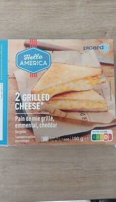 2 grilled cheese