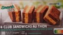 4 club sandwichs au thon