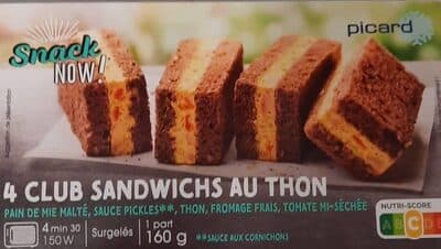 4 club sandwichs au thon