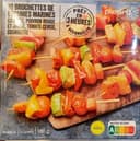 10 brochettes de légumes marinés
