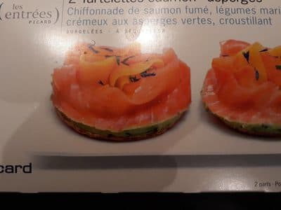 2 Tartelettes Saumon-Asperges