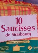 10 Saucisses de Strasbourg