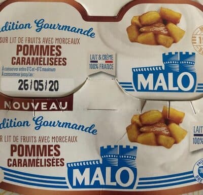 Le crémeux pomme au caramel
