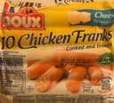 10 chicken francks cheese
