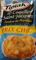 10 coquilles Saint-Jacques Fondue de Poireaux