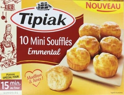 10 mini soufflés Emmental