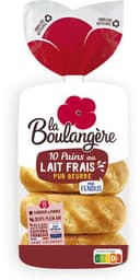 10 Pains au lait frais pur beurre 350g