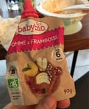 Babybio pomme et framboise