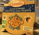 Bonne nuit douceur de panais et carotte des landes et polenta