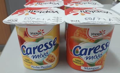 Caresse mixé yoplait