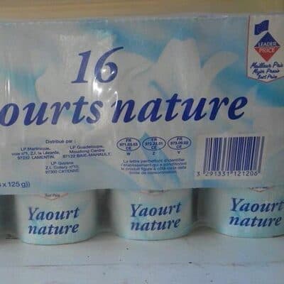 16 Yaourt nature source de calcium