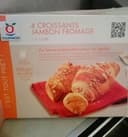 4 croissants jambon fromage
