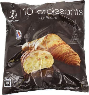 10 Croissants pur beurre