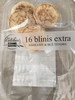 Blinis extra, sarrasin & blé tendre