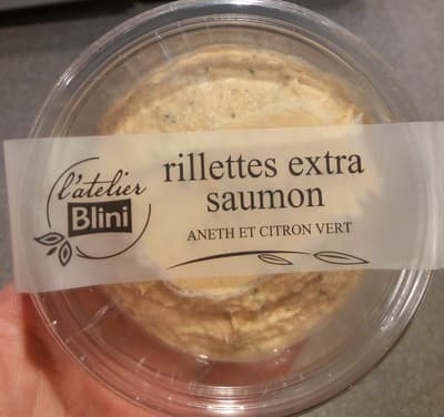 Rillettes extra saumon aneth et citron vert