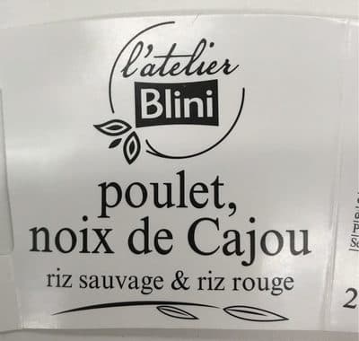 Poulet noix de cajou - Riz sauvage et riz rouge