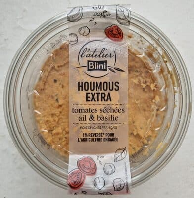 Houmous extra aux tomates sechees