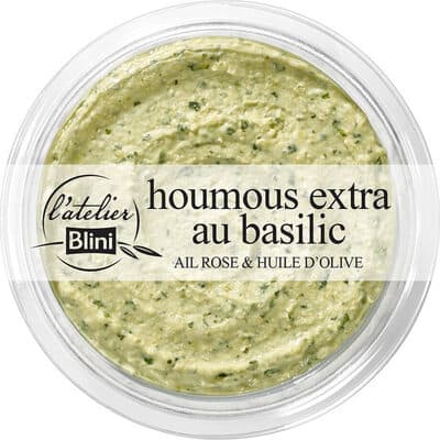 Houmous extra au Basilic