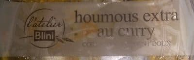 Houmous extra au curry
