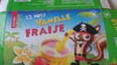 12 pots glasse Kids vanille fraise