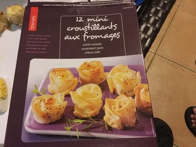 12 mini croustillants aux fromages