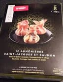 12 aumônières saint-jacques et saumon