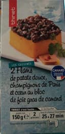 2 flans de patate douce