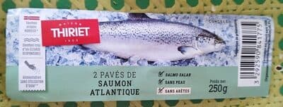 2 Pavés de saumon Atlantique