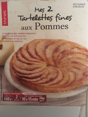 2 Tartelettes fines aux pommes