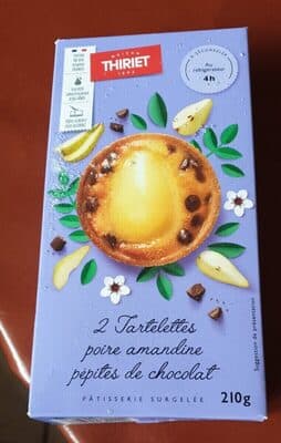 2 Tartelettes poires amandine