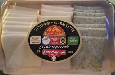 3 fromages pour raclette au lait cru
