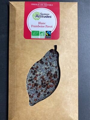 Chocolat Blanc Framboise Pavot