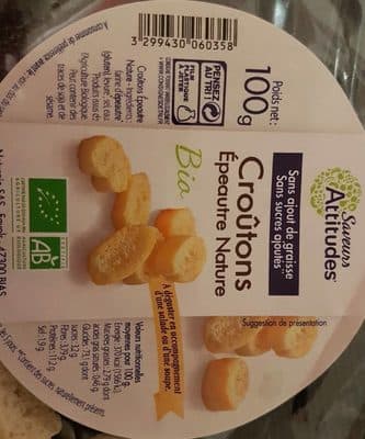Croutons épeautre nature