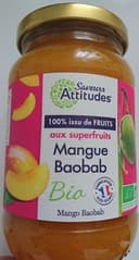 100% issu de Fruits aux superfruits Mangue Baobab