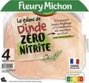 4 TRANCHES BLANC DE DINDE ZERO NITRITE