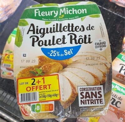 Aiguillettes de poulet rote