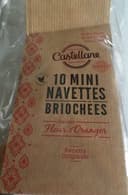 10 Mini Navettes briochées saveur fleur d'oranger