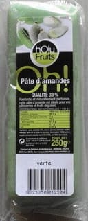 Pâte d'amandes 33%, verte