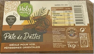 Pâte de datte