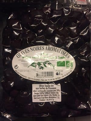 2,5KG Olives Noires De Nyons Aromatisées